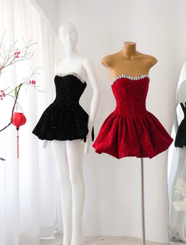 Ruby Velvet Dress