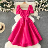 Georgia Puff Sleeves Dress (On hand)