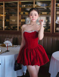 Ruby Velvet Dress