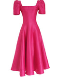 Georgia Puff Sleeves Dress (On hand)