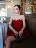 Ruby Velvet Dress