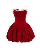 Ruby Velvet Dress