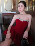Ruby Velvet Dress