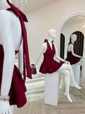 Rizza Halter Dress (On hand)