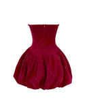 Ruby Velvet Dress
